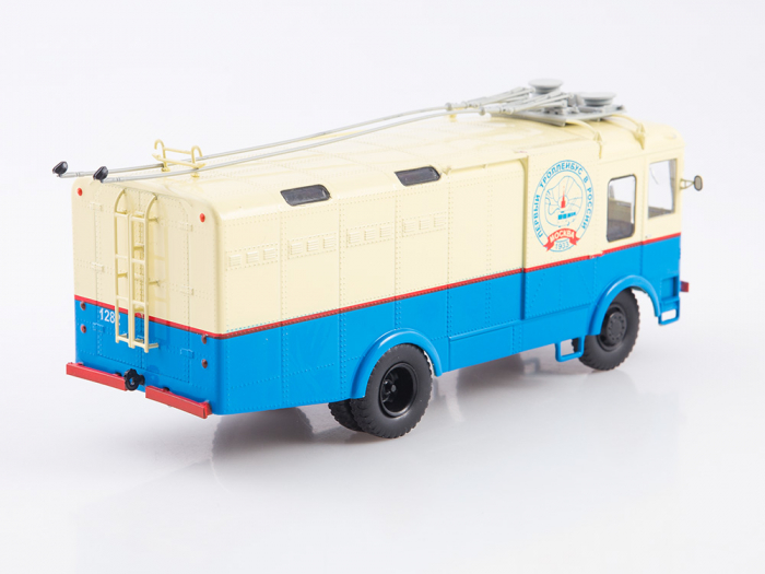 Macheta troleibuz de marfa TG-3 cu revista, scara 1:43 [3]