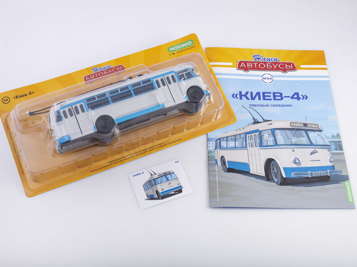 Macheta troleibuz Kiev-4 cu revista, scara 1:43 [6]