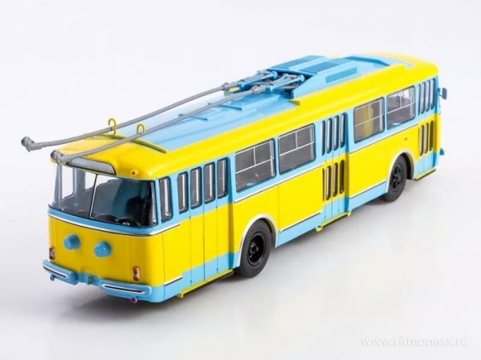 Macheta troleibuz Skoda 9TR cu revista, scara 1:43 [3]