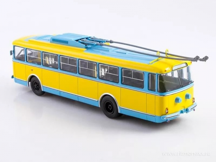 Macheta troleibuz Skoda 9TR cu revista, scara 1:43 [2]