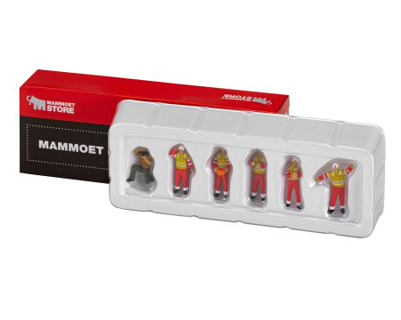 Accesorii machete - Figurine  muncitori in industrie Mammoet, scara 1:50