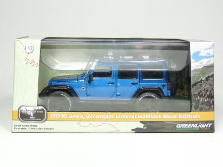Macheta auto Jeep Wrangler Unlimited 2016 Black Bear, scara 1:43 [2]