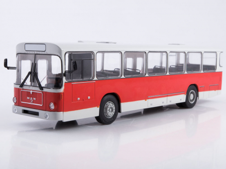 Machete autobuze - Macheta autobuz MAN SL200 cu revista, scara 1:43