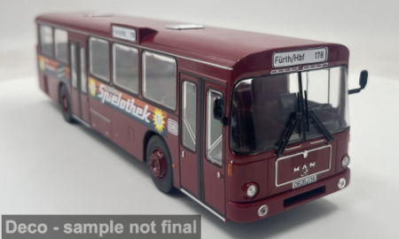 Macheta autobuz MAN SL200, scara 1:43