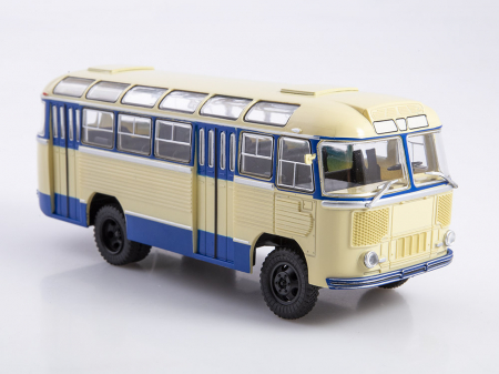 Machete autobuze - Macheta autobuz PAZ-652 cu revista, scara 1:43