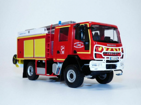Macheta autospeciala pompieri Iveco Magirus 150 E28 WS, scara 1:43 [0]