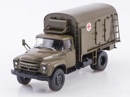 Machete vehicule militare - Macheta autospeciala de decontaminare CBRN pe sasiu Zil 130, scara 1:43