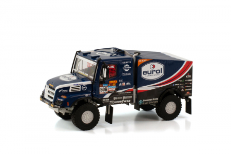 Machete autoturisme - Macheta camion Iveco Eurol Dakar 2023, scara 1:50