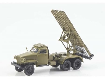Macheta camion Studebaker cu lansator de rachete BM-13  Katiusa, scara 1:43 [1]