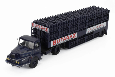 Machete camioane - Macheta camion Unic ZU120  cu semiremorca pentru butelii, scara 1:43