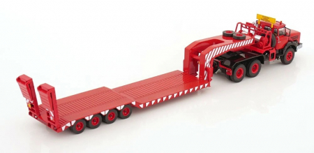 Macheta cap tractor Berliet TB015 6x6 cu trailer cu 4 axe, scara 1:43 [1]