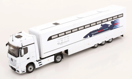 Machete camioane - Macheta cap tractor Mercedes Actros cu semiremorca,  scara 1:43