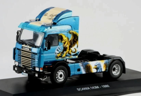 Macheta cap tractor Scania 143M, scara 1:43