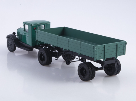 Macheta cap tractor Zis-10 cu semiremorca, scara 1:43 [3]