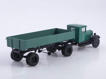 Macheta cap tractor Zis-10 cu semiremorca, scara 1:43 [2]