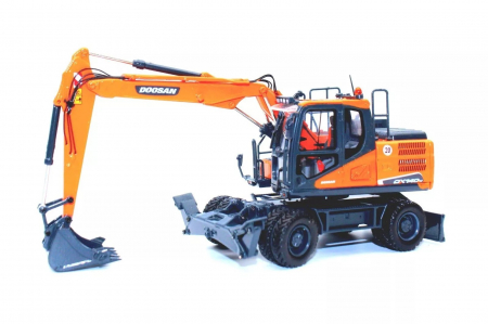 Machete utilaje pentru terasamente - Macheta excavator Doosan DX140w, scara 1:50