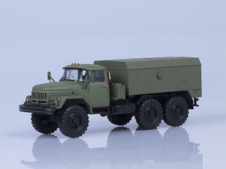Machete vehicule militare - Macheta incalzitor avioane UMP 350, pe sasiu Zil 131, scara 1:43