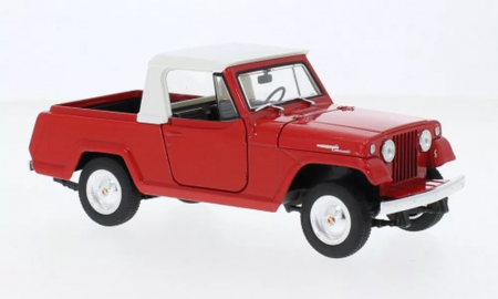 Machete autoturisme - Macheta Jeep Jeepster Commando camioneta, scara 1:24