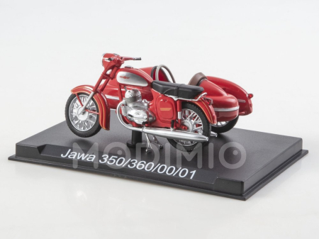 Macheta motocicleta cehoslovaca cu atas Java 350/360, scara 1:24 [2]