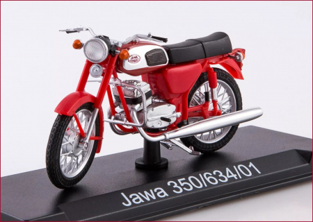Machete motociclete - Macheta motocicleta cehoslovaca Jawa 350/634, scara 1:24
