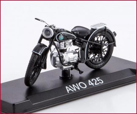 Machete motociclete - Macheta motocicleta nemteasca Simson AWO425, scara 1:24