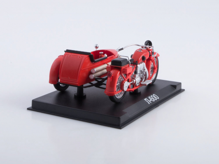 Macheta motocicleta ruseasca de pompieri L-600, scara 1:24 [3]