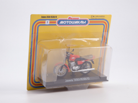 Macheta motocicleta cehoslovaca Java 350/638, scara 1:24 [12]