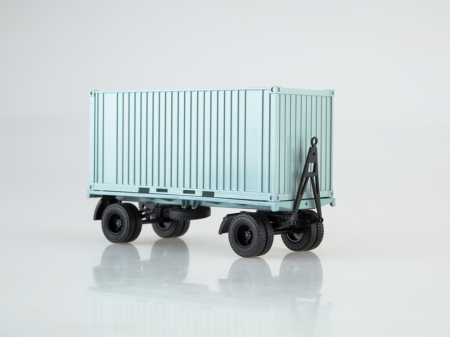 Macheta remorca cu container GKB-8350, scara 1:43 [8]