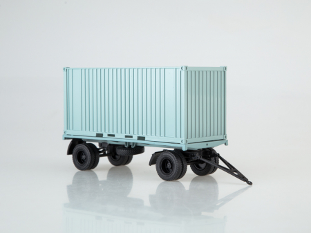 Macheta remorca cu container GKB-8350, scara 1:43 [3]