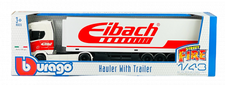 Macheta Scania S730 Highline cu semiremorca vagon, scara 1:43 [4]