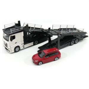 Macheta transportor auto Mercedes Actros si Ford Focus, scara 1:43 [1]
