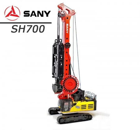Macheta utilaj pentru sapat pereti mulati Sany SH700, scara 1:35 [1]
