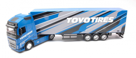 Machete camioane - Macheta Volvo FH4 cu semiremorca Toyo Tires, scara 1:43