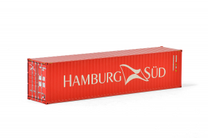 Macheta container de 40 de picoare Hamburg Sud, scara 1:50 [1]