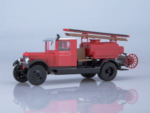Machete cisterne - Macheta autospeciala pompieri PMZ-2 (ZIS 5) scara 1:43