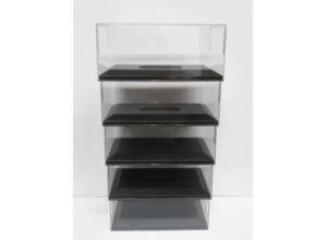 Accesorii machete - Set de 5 vitrine pentru machete auto 1:43