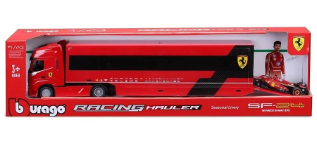 Set machete Ferrari - Iveco S-Way 570 cu masina de Formula 1, scara 1:43 [3]