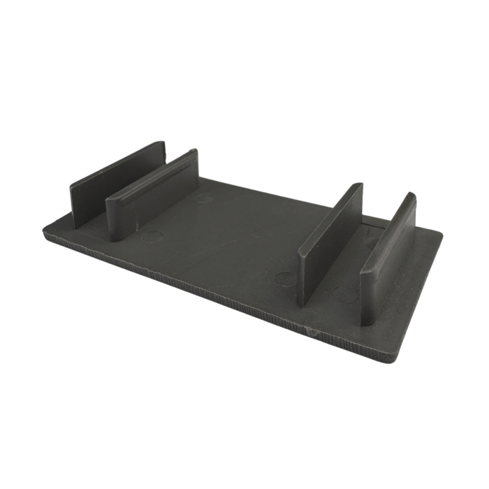 Capac Plastic pentru Tub Riflaj 100X52 mm, Gri Argintiu [4]