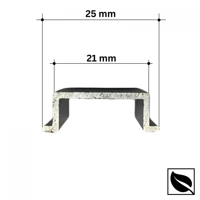 Distantier stalp, 30mm, Aluminum [2]