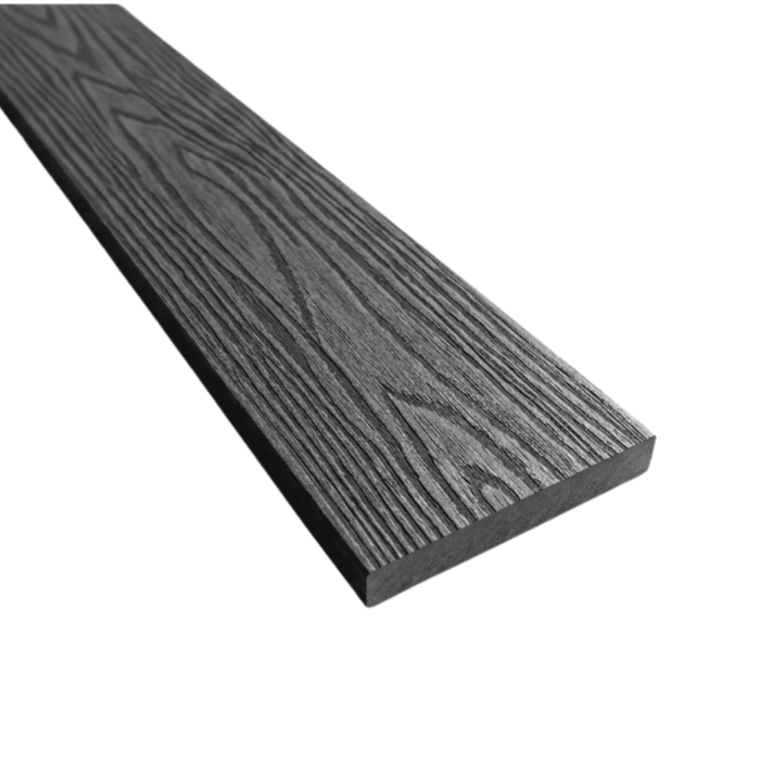 Plinta 3D, WPC Terminatie Deck, 70x11 mm, Lungime 2900 mm, Gri Antracit - VIVODECOR [3]