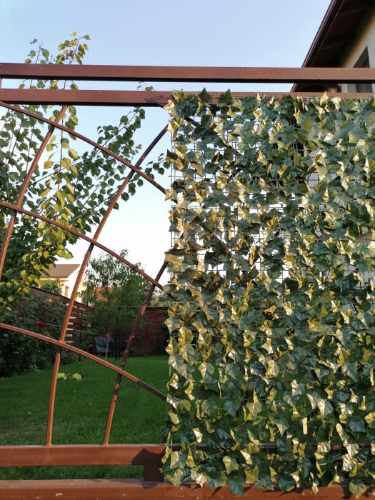 Gard Verde Artificial cu frunze, Gard din plante artificiale [5]