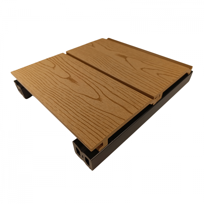 Lambriu WPC Lemn Compozit Bej pentru Fatada, 150x20x2900mm. Sipca WPC de exterior placari fatade [5]