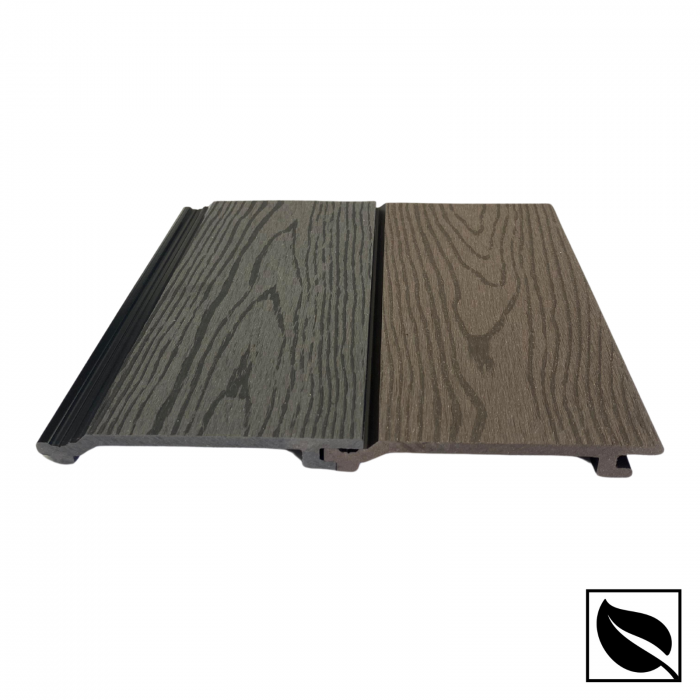 Lambriu WPC Lemn Compozit Maro pentru Fatada, 150x20mmx2900mm. Sipca WPC de exterior placari fatade [4]