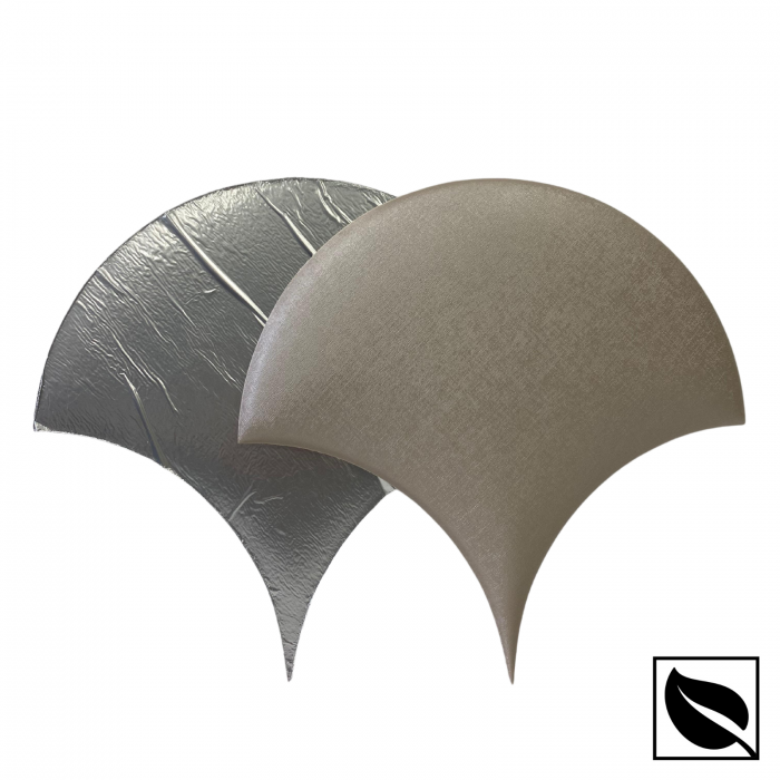 Panou Decorativ Perete 3D, Autoadeziv Capucino Sidef, Set 2 Buc., Placi din Piele Ecologica [5]