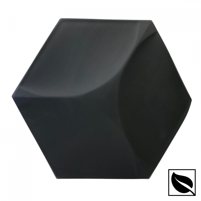 Panou Decorativ Perete 3D Autoadeziv, Hexagon Negru, Set 2 Buc., Placi Decor Perete [3]