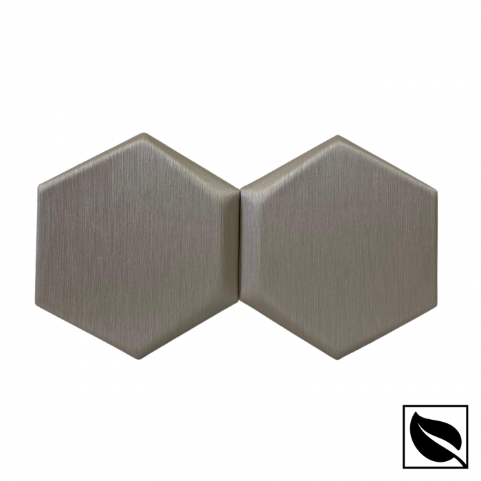 Panou Decorativ Perete 3D Autoadeziv, Hexagon Nisip Sidef, Set 2 buc., Placi Decor Perete [3]