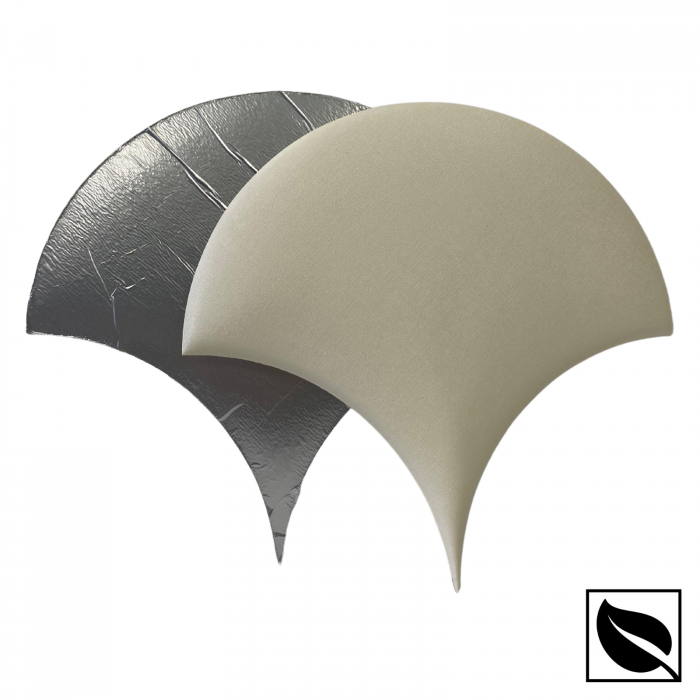 Panou Decorativ Perete 3D, Autoadeziv Ivory Sidef, Set 2 Buc., Placi din Piele Ecologica [5]