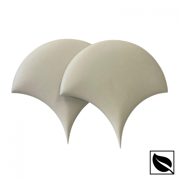 Panou Decorativ Perete 3D, Autoadeziv Ivory Sidef, Set 2 Buc., Placi din Piele Ecologica [2]