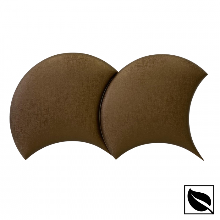 Panou Decorativ Perete 3D, Autoadeziv Maro Sidef, Set 2 Buc., Placi din Piele Ecologica [3]