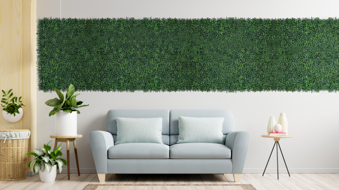 Perete Verde Buxus, Perete Verde Artificial,  Panou Decorativ pentru Perete [3]